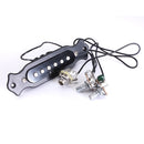 Copper Single Magnetic Coil Acoustic Guitar Pickup Parts Black