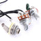 Copper Single Magnetic Coil Acoustic Guitar Pickup Parts Black