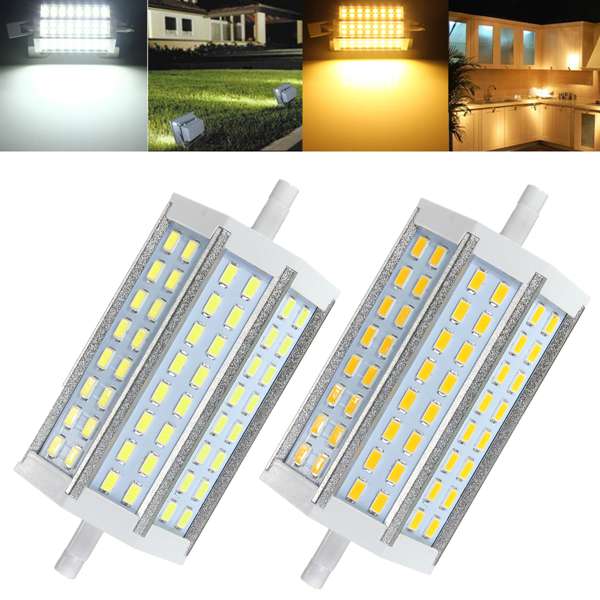 R7S 18W Non-dimmable 118mm 5730 48 SMD LED Light Bulb 85-265V