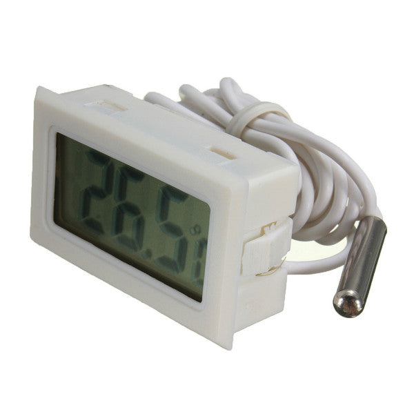 Fish Tank Fridge Incubator Digital Probe Embedded Thermometer