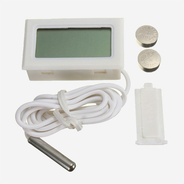 Fish Tank Fridge Incubator Digital Probe Embedded Thermometer