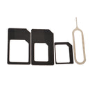 Micro+Standard+Nano Sim Card Adapters+Eject Pin Key For Smartphone