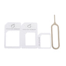 Micro+Standard+Nano Sim Card Adapters+Eject Pin Key For Smartphone