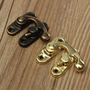12pcs Antique Decorative Jewelry Gift Wooden Box Hasp Latch Lock With Screw