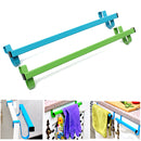 34cm Space Saving Door Drawer Towel Hanger Bathroom Clothes Holder