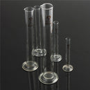 5/10/25/50/100mL Glass Graduated Measuring Cylinder Tube Round Base w/ Spout