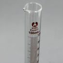 5/10/25/50/100mL Glass Graduated Measuring Cylinder Tube Round Base w/ Spout