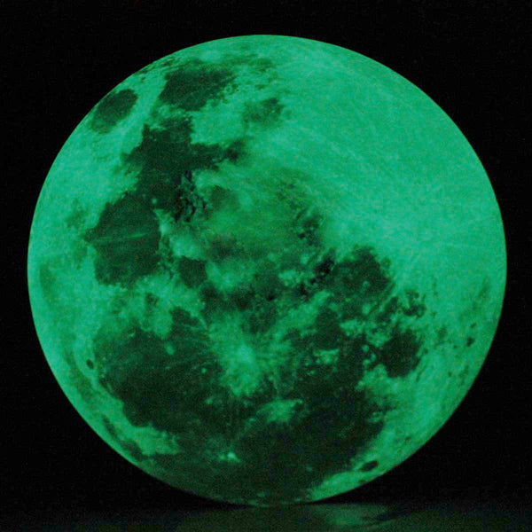 30cm Large Moon Wall Sticker Removable Glow In The Dark Sticker