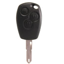 3 Button Remote Key Shell Uncut Blade For RENAULT Clio Megan Modus