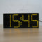 EQKIT Large Screen Remote Clock Electronic DIY Kit Aluminum Cover