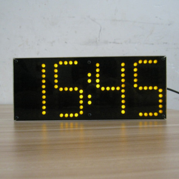 EQKIT Large Screen Remote Clock Electronic DIY Kit Aluminum Cover