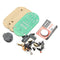 EQKIT Large Screen Remote Clock Electronic DIY Kit Aluminum Cover