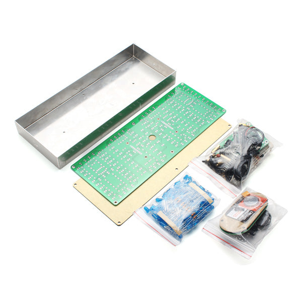 EQKIT Large Screen Remote Clock Electronic DIY Kit Aluminum Cover