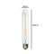 T185 E27 3W Warm White 300LM COB LED Filament Retro Edison Bulbs 110-240V