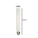 T225 E27 4W Warm White 400LM COB LED Filament Retro Edison Bulbs 110-240V