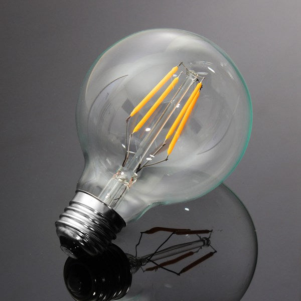 G80 E27 4W Warm White 400LM COB LED Filament Retro Edison Bulbs 110-240V