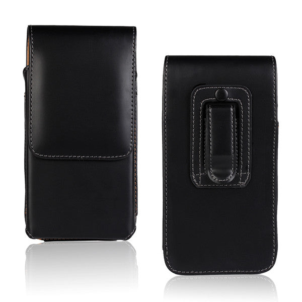 Universal Waist Hanged Up-down Leather Case Phone Bag For Smartphones Under 5 inch