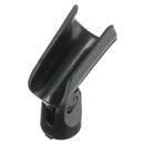 Black Flexible Mic Microphone Accessory Stand Plastic Clamp Clip Holder Mount