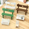 Mini Resin Bench Micro Landscape Decorations Garden DIY Decor
