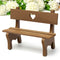 Mini Resin Bench Micro Landscape Decorations Garden DIY Decor