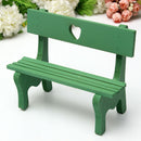 Mini Resin Bench Micro Landscape Decorations Garden DIY Decor