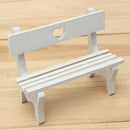 Mini Resin Bench Micro Landscape Decorations Garden DIY Decor