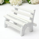 Mini Resin Bench Micro Landscape Decorations Garden DIY Decor