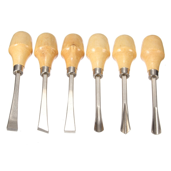 6pcs Graver Wood Carving Wood Working Chisel Wood Carving Tool