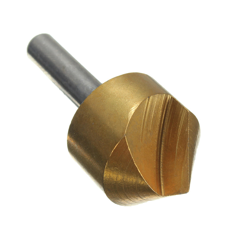 3pcs Countersink Deburring Bits Single Chamfering Drill 3/8 1/2  3/4 Inch