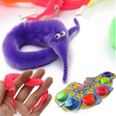 Magic Twisty Fuzzy Worm Wiggle Moving Sea Horse Kids Trick Toy