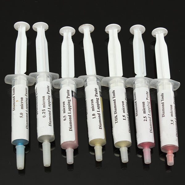 7pcs Diamond Polishing Paste Lapping Compound Mold Polishing Tool