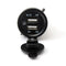 12/24V Socket Dual USB Spliter Charger Adapter Motorcycle