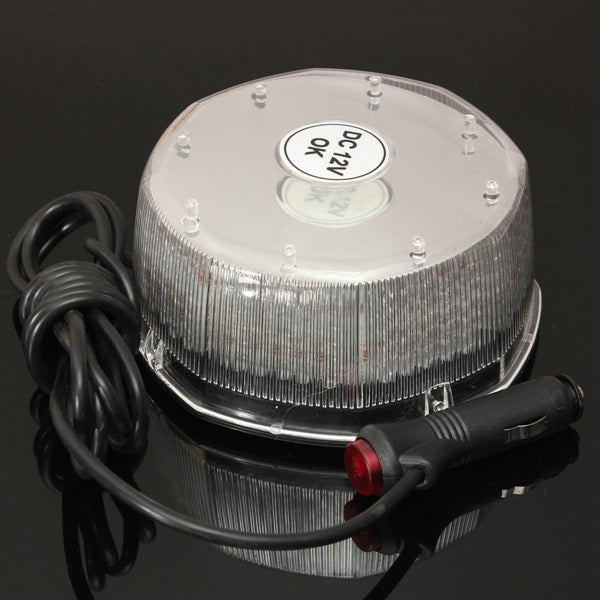 Amber LED Beacon Magnetic Flashing Warning Strobe Light