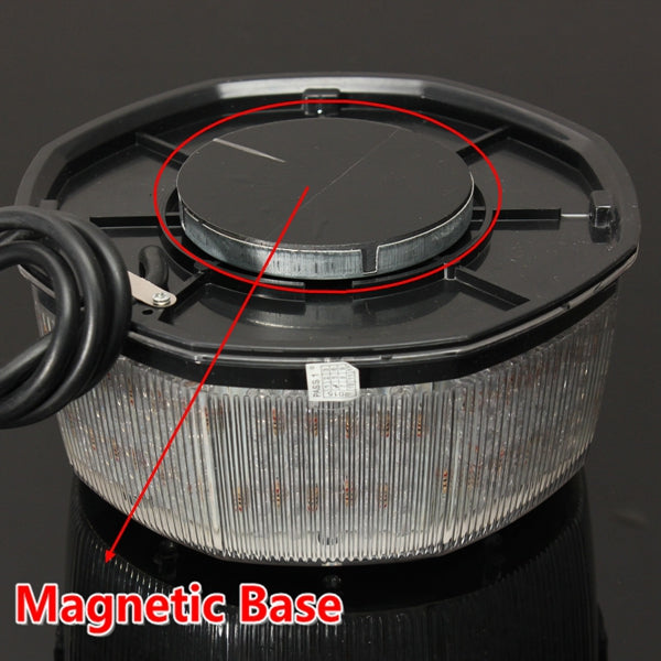 Amber LED Beacon Magnetic Flashing Warning Strobe Light