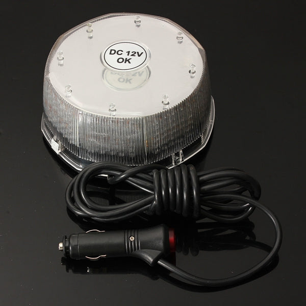 Amber LED Beacon Magnetic Flashing Warning Strobe Light