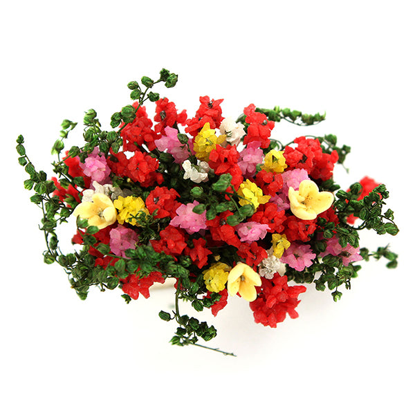 Mini Plant Decorative Handmade Clay Flower Yellow Lily Balcony Indoor Home Decor