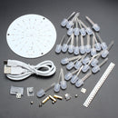 Geekcreit DIY C51 Touch Control Keys Full Color LED Aurora Tower Kit