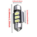 31MM Festoon 5630 Chip LED White Dome Interior Light License Plate Light Bulb