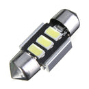 31MM Festoon 5630 Chip LED White Dome Interior Light License Plate Light Bulb