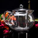 800ml High Borosilicate Glass Filtering Teapot Stainless Tea Filter