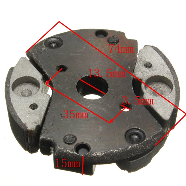 47cc 49cc 2 Shoes Race Clutch & Springs For ATV Mini Motorcycle Quad Dirt