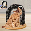 Cat Self-Groomer Arch Bristles Kitten Massager Scratcher Carpet