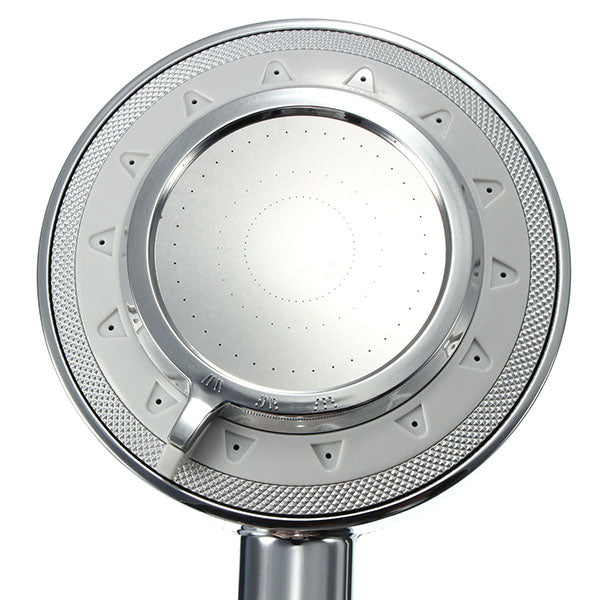 Bathroom Silver Handheld Water Saving Pressure Shower Head
