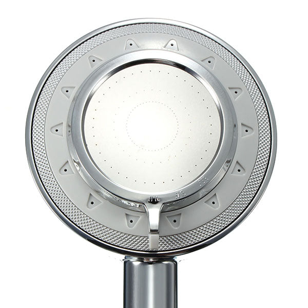 Bathroom Silver Handheld Water Saving Pressure Shower Head