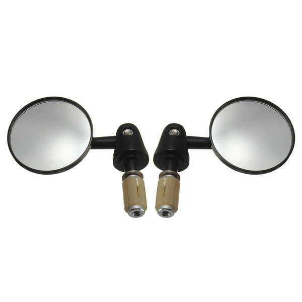 7/8Inch Motorcycle Handlebar End Side Rear View Round Mirrors