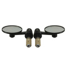 7/8Inch Motorcycle Handlebar End Side Rear View Round Mirrors