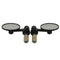 7/8Inch Motorcycle Handlebar End Side Rear View Round Mirrors