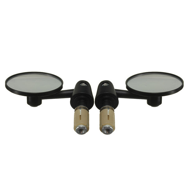 7/8Inch Motorcycle Handlebar End Side Rear View Round Mirrors