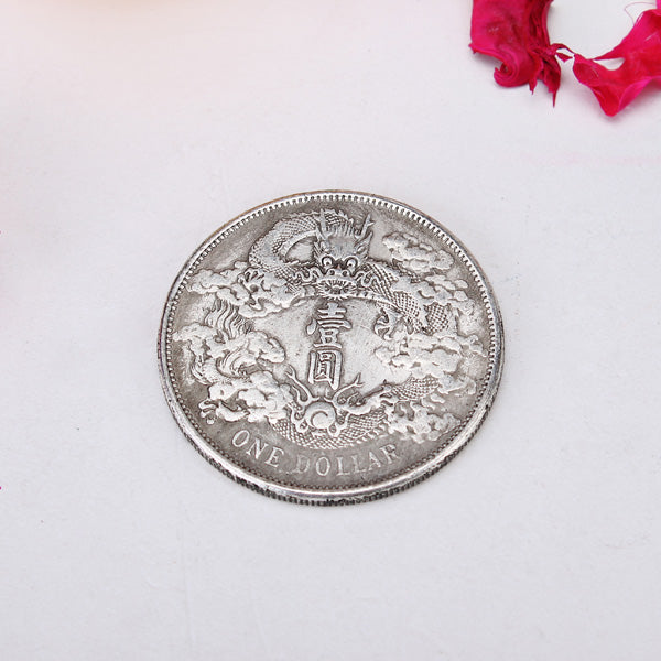 Ancient Chinese Dragon Coins Silver Dollar Coin Imitation Coins