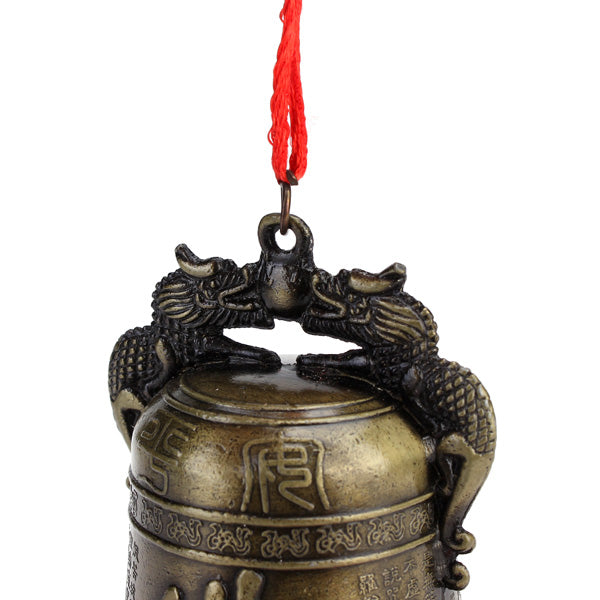 Antique Bronze Bell Car Hanging Bells Security And Peace Car Pendant